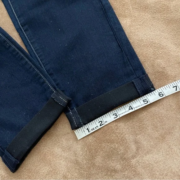 Royalty For Me Wanna Betta Butt? Dark Blue Stretch Slim Fit Anklet Jeans Size 12 - Picture 12 of 16